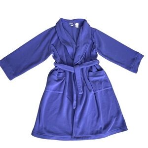 L.L. Bean Cozy  Fleece Robe Kids Size M 10-12 Comfy Warm Longe